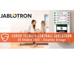 Jablotron programmazione centrali: iscriviti al corso a ORNAGO